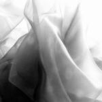 Black and white image of a loose veil on the "Can the IRS Pierce the Corporate Veil" post on Dale S. Goldberg's blog. It's not a folded veil. It looks like it was just dropped as it looks like it's almost like a grey mountain range.