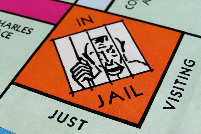 get out of mail spot on monopoly board 
